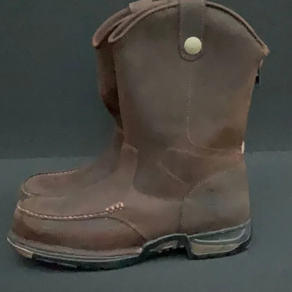 Georgia Boot Men's Dark Brown Western steel toe Boots , 12 NEW - Picture 6 of 11